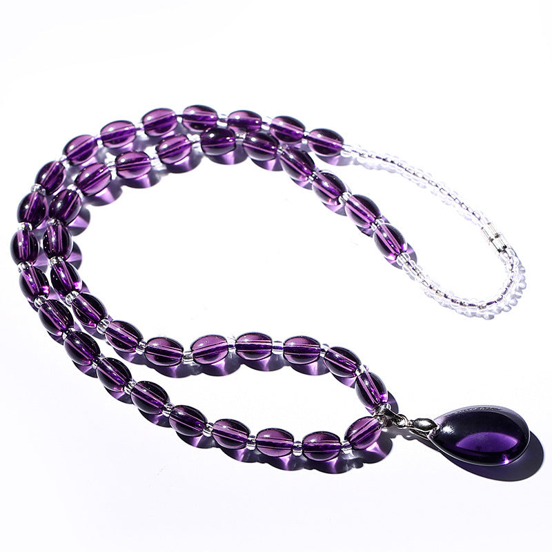 Women's Fashion Amethyst Necklace