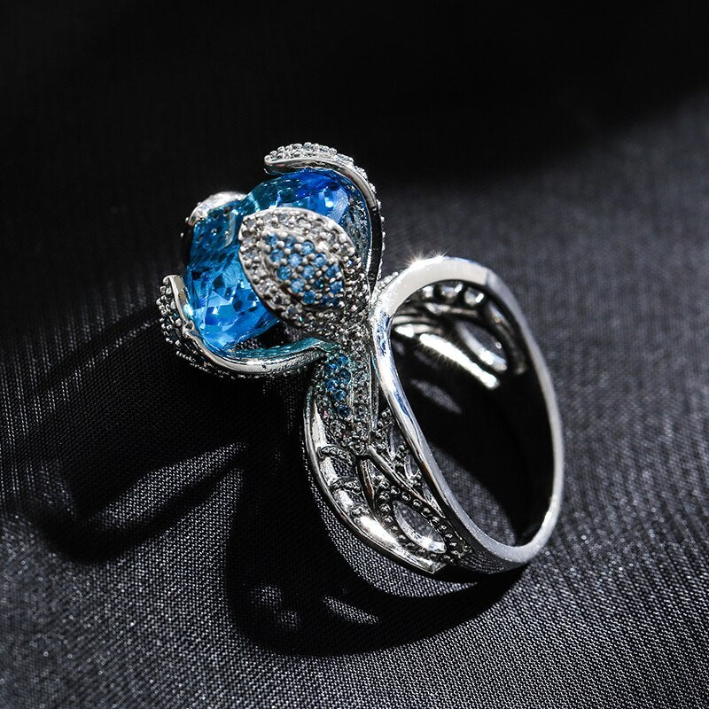 Dove Egg Sapphire Ring