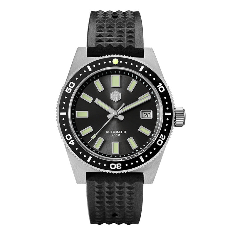 Submersible Mechanical Watch Waterproof Sapphire Bubble Mirror Watch