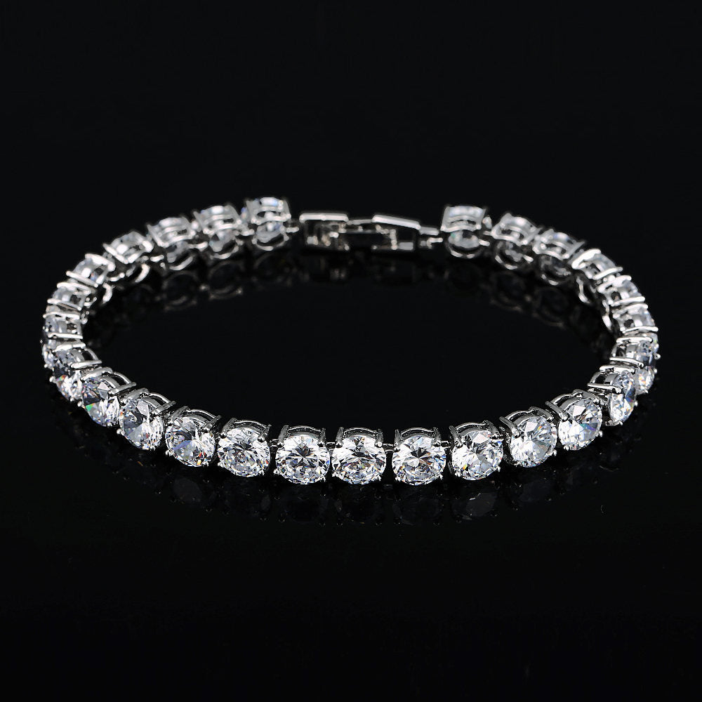 BeaQueen Bridesmaids Luxury CZ Crystal Jewelry Brilliant