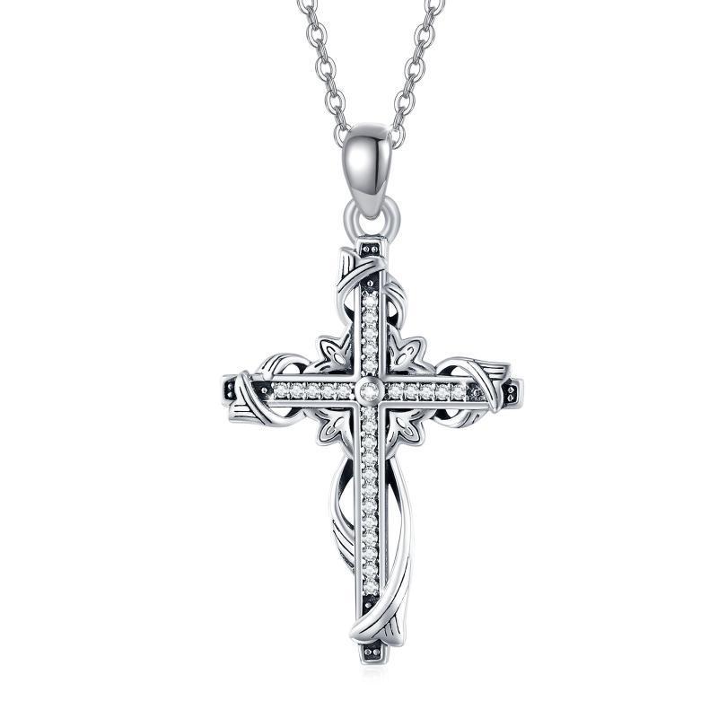 925 Sterling Silver for Women Cross Pendant Cross Jewelry Cross Necklace