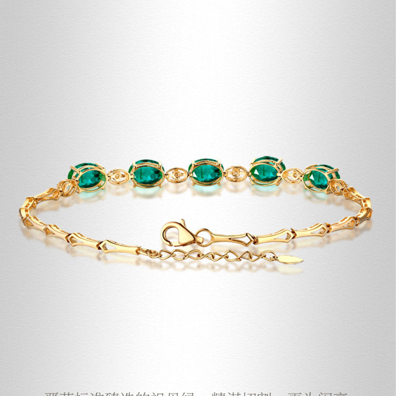 Emerald bracelet