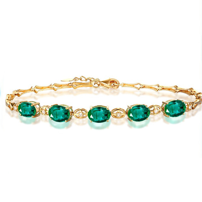 Emerald bracelet