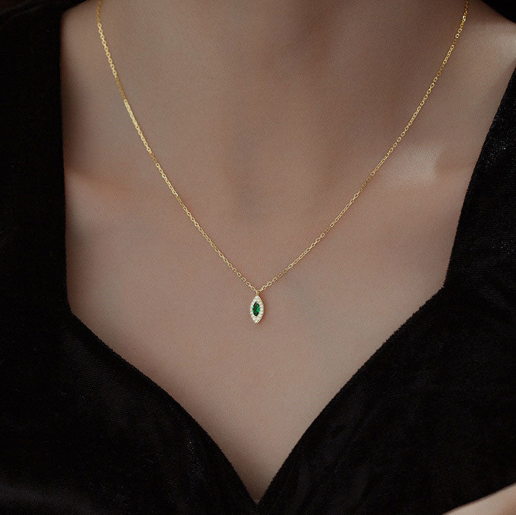 Lady Grandmother Emerald Necklace