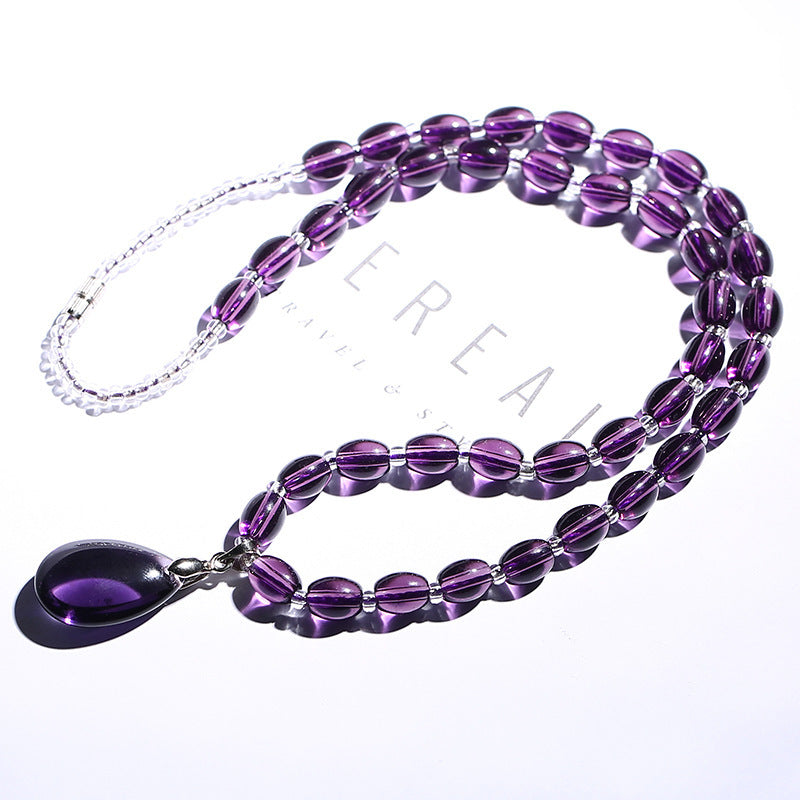 Women's Fashion Amethyst Necklace