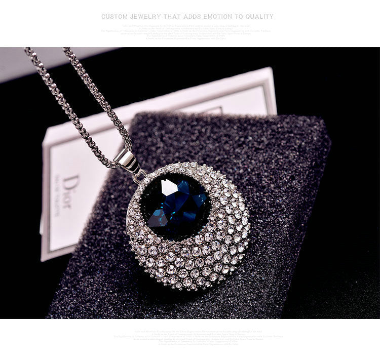 Sapphire Long Sweater Chain