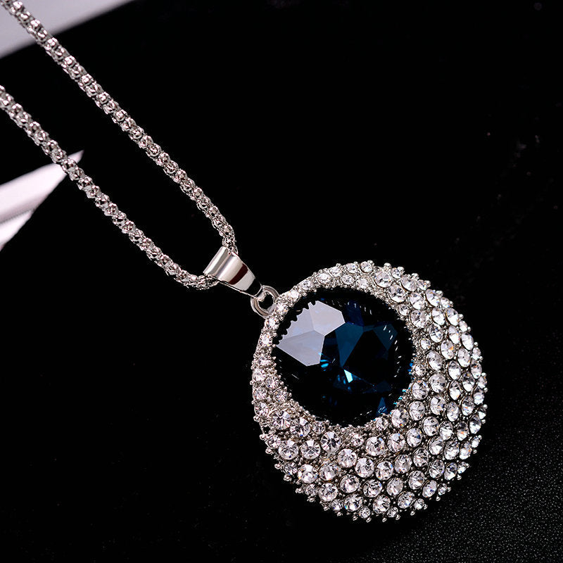 Sapphire Long Sweater Chain