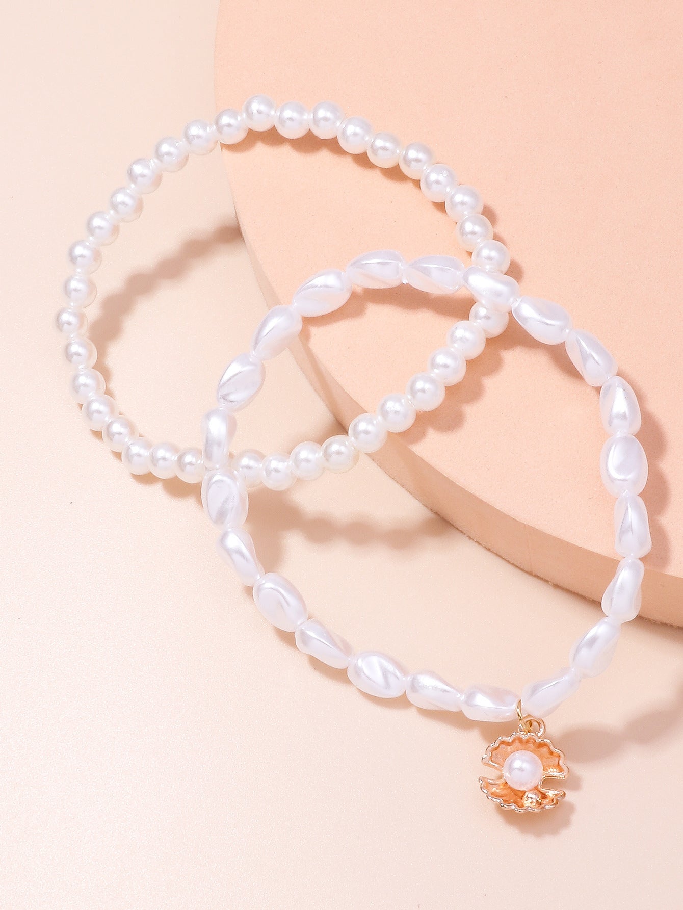 Jewelry Light Luxury High-grade Decorated Pearls Shell Anklet