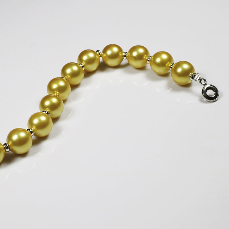 Gold Pearl Bracelet Freshwater Pearl