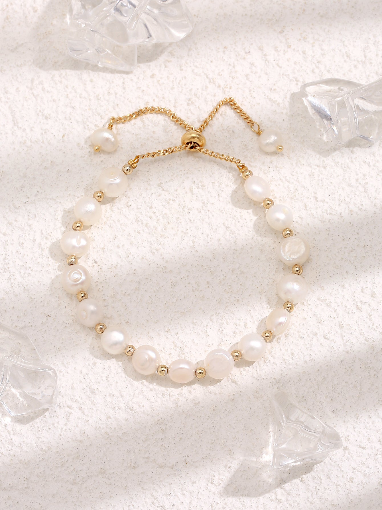 Freshwater Pearl Small Pearl Pull Bracelet Women's Retro