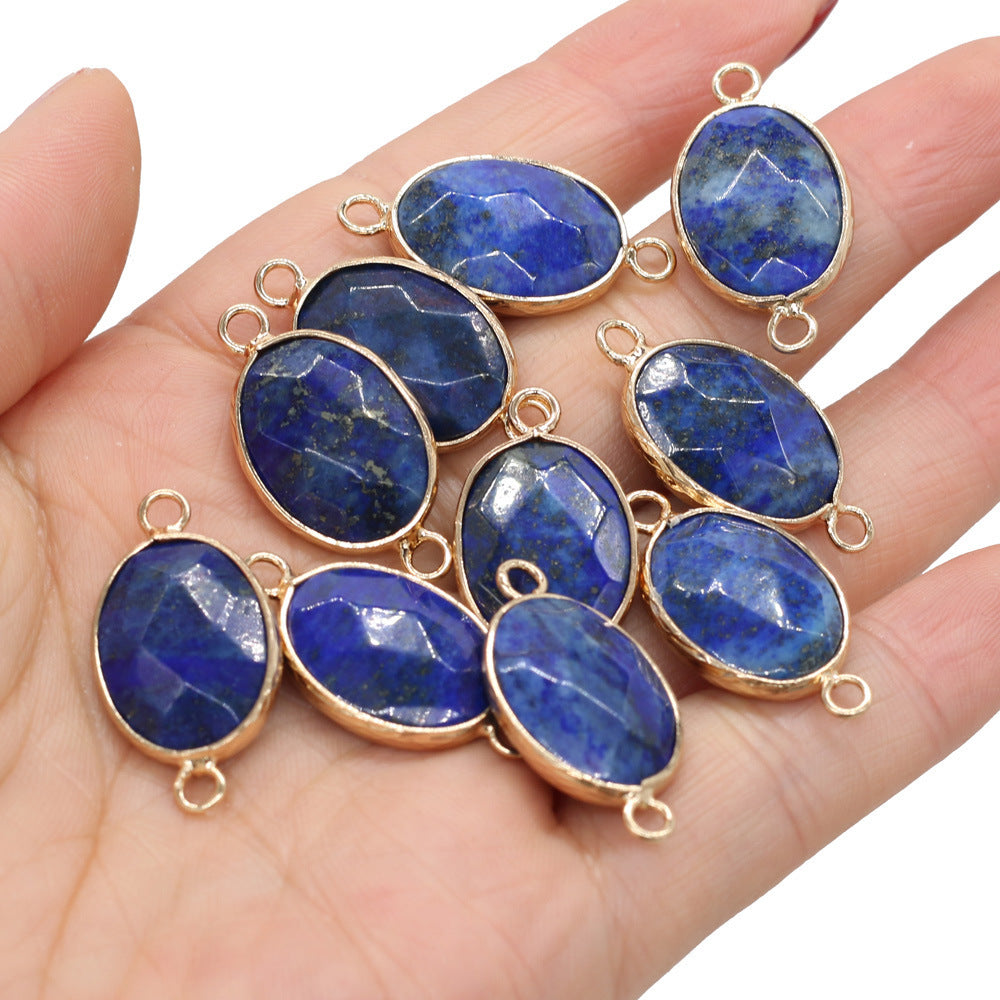 Natural Stone Semi-Precious Stone Connector Jewelry Accessories