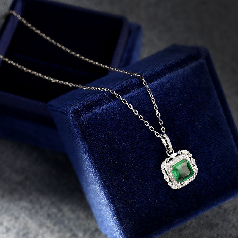 Women's Fashion Personality Emerald Necklace