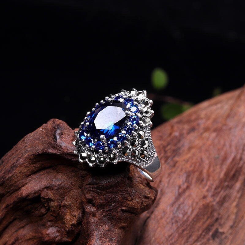 Women's Fashion Personalized Sapphire Ring