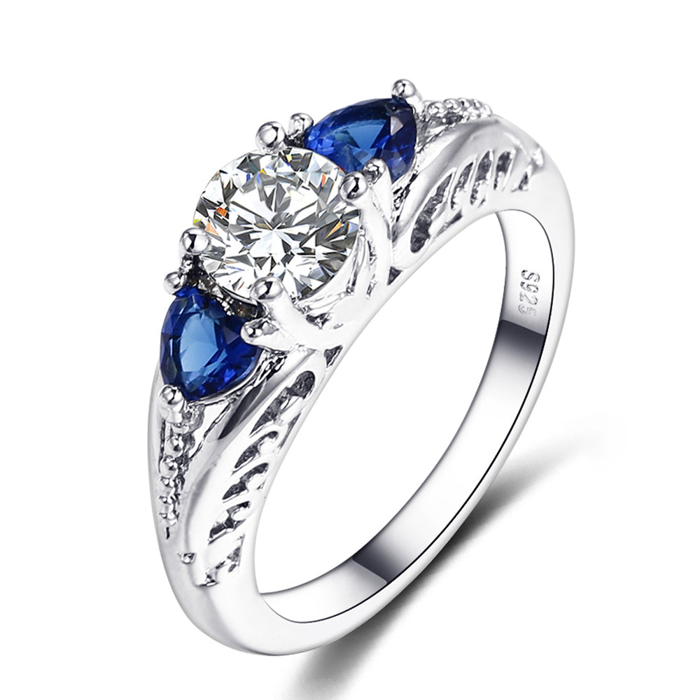 Sapphire engagement ring