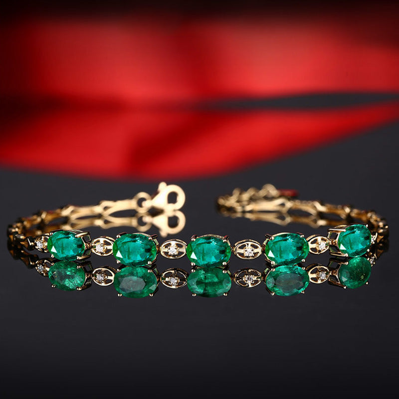 Emerald bracelet