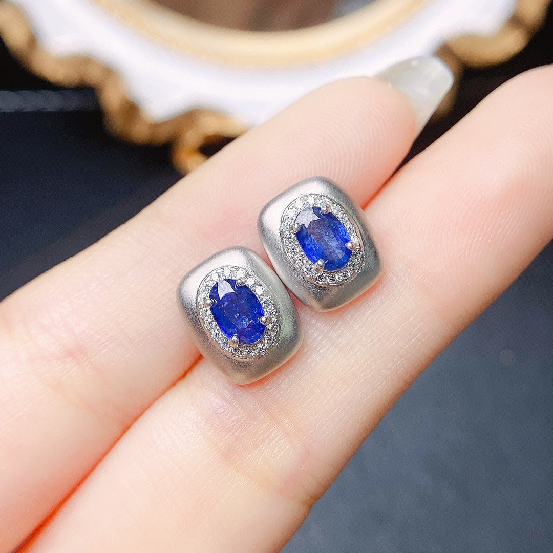 Popular Natural Sapphire Earrings