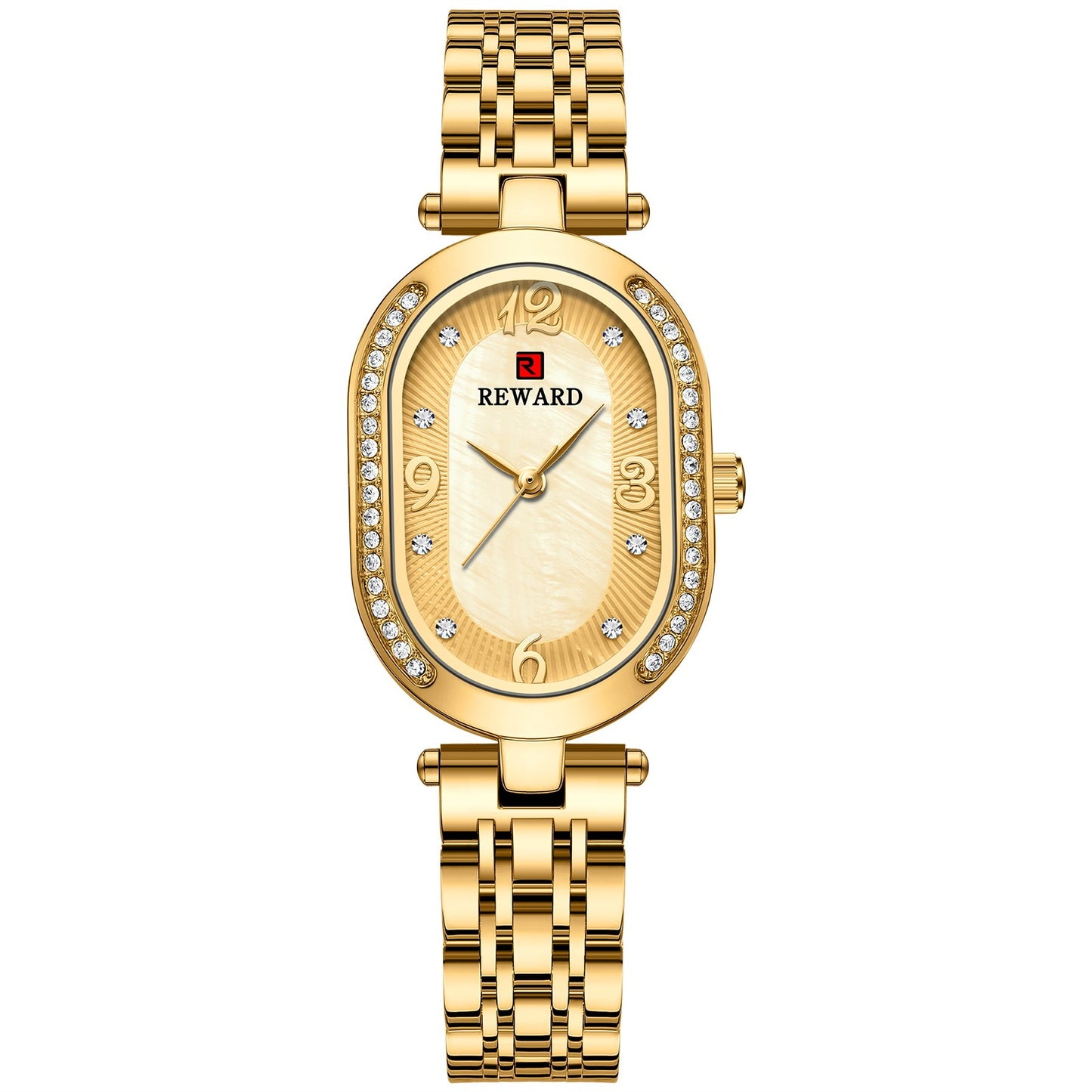 Elegant Lady Watch With Diamonds