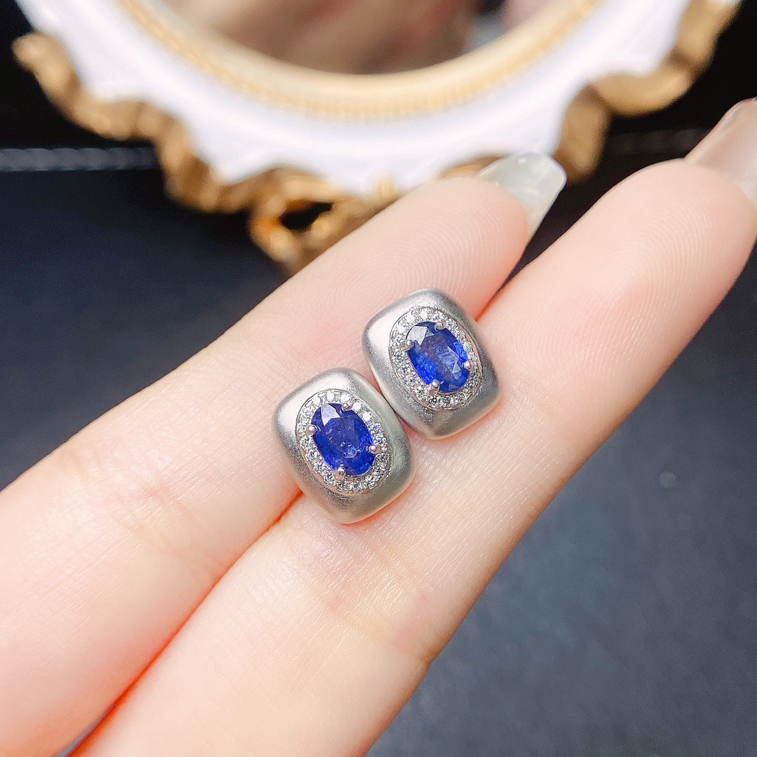 Popular Natural Sapphire Earrings