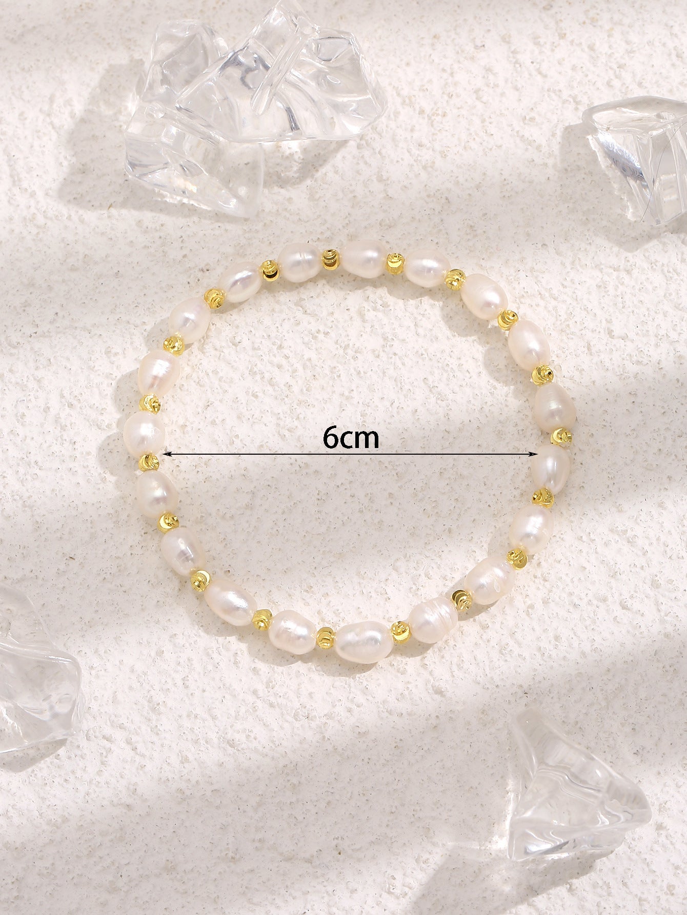 Freshwater Pearl Small Pearl Pull Bracelet Women's Retro