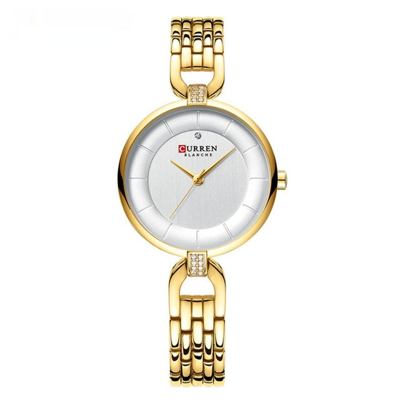 Fashion Women's Rhinestone Watch Waterproof Quartz Watch Rhinestone-encrusted