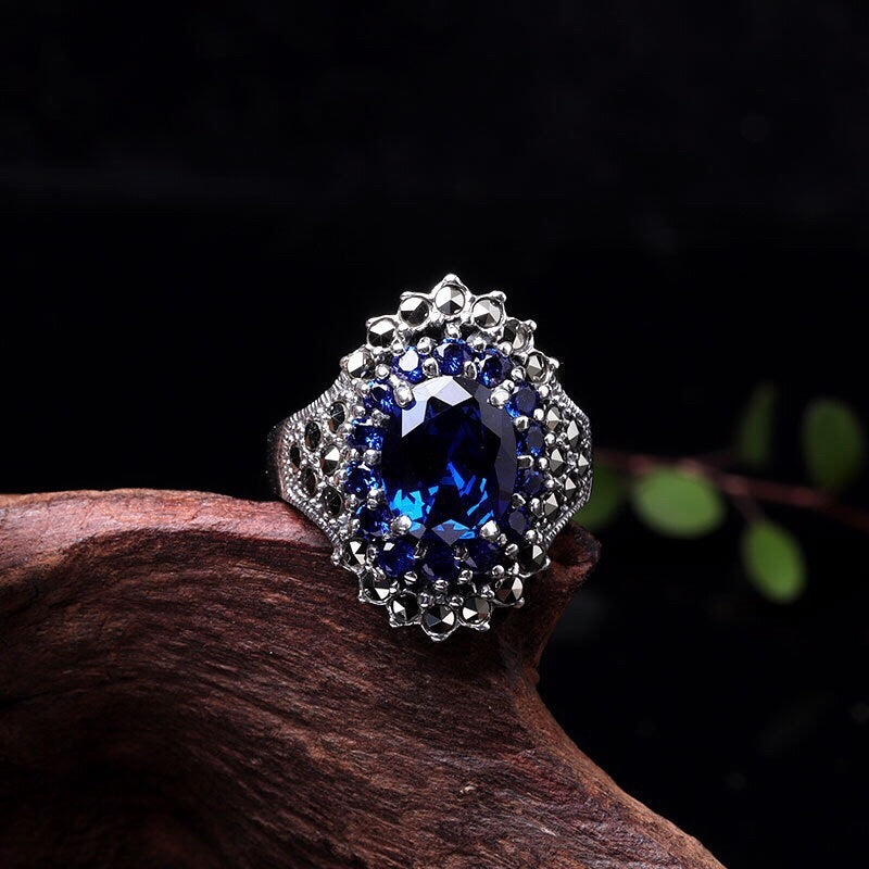 Women's Fashion Personalized Sapphire Ring