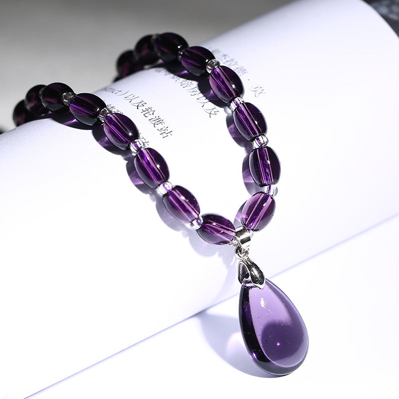 Women's Fashion Amethyst Necklace