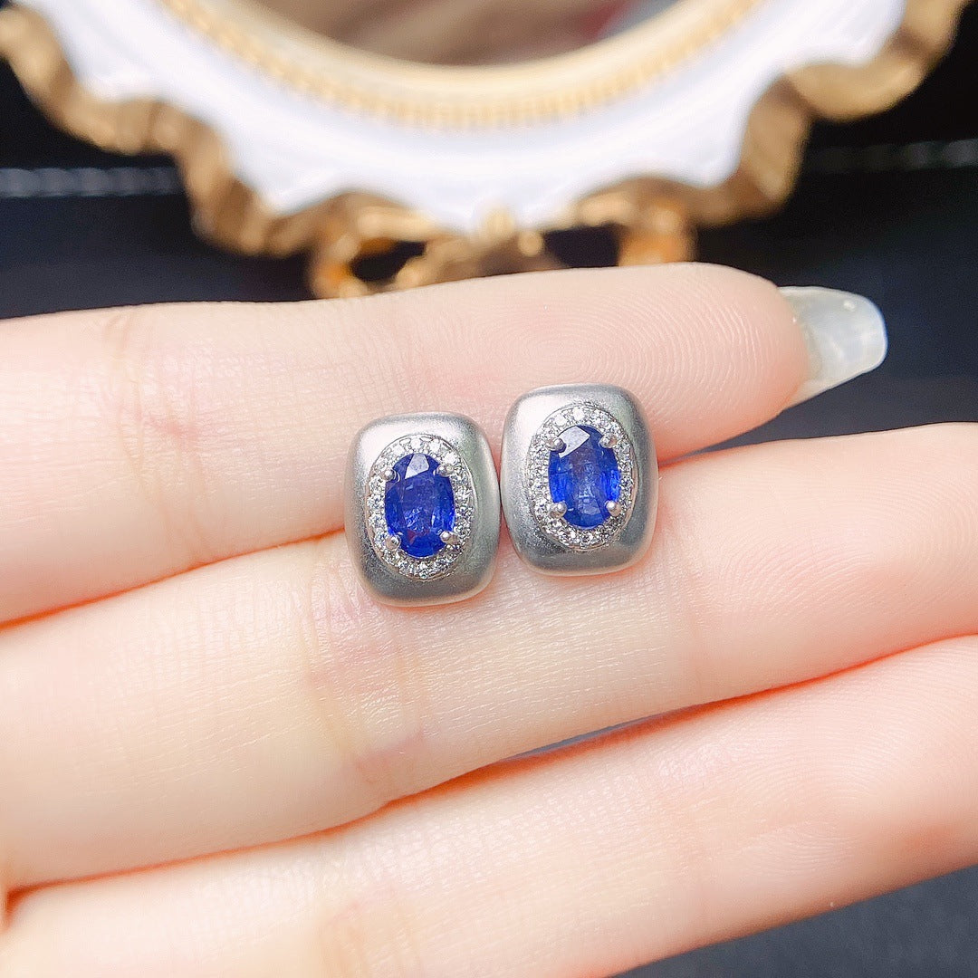 Popular Natural Sapphire Earrings