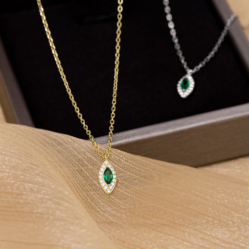 Lady Grandmother Emerald Necklace